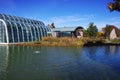 Chesterfield, MOÃ¢â¬âNovember 10, 2017, Missouri Botanical Garden butterfly house viewed from Saint Louis County Park Royalty Free Stock Photo